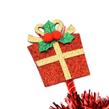 6Pcs Christmas Headband Christmas Tree Reindeer Snowflake Santa Hat Holiday Party Headgear for Christmas Party - Extra Image