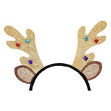 6Pcs Christmas Headband Christmas Tree Reindeer Snowflake Santa Hat Holiday Party Headgear for Christmas Party