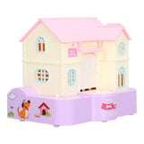 Doghouse Money Saving Box Automatic Coin Swallowing with Light Music Effects Toy Gift for KidsPurple Fortune Dog - Top-Down View