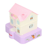 Doghouse Money Saving Box Automatic Coin Swallowing with Light Music Effects Toy Gift for KidsPurple Fortune Dog