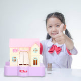 Doghouse Money Saving Box Automatic Coin Swallowing with Light Music Effects Toy Gift for KidsPurple Fortune Dog - Extra Image