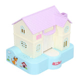 Doghouse Money Saving Box Automatic Coin Swallowing with Light Music Effects Toy Gift for KidsBlue Fortune Dog - Rear View