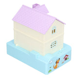 Doghouse Money Saving Box Automatic Coin Swallowing with Light Music Effects Toy Gift for KidsBlue Fortune Dog - Close-Up Angle