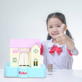 Doghouse Money Saving Box Automatic Coin Swallowing with Light Music Effects Toy Gift for KidsBlue Fortune Dog - Extra Image