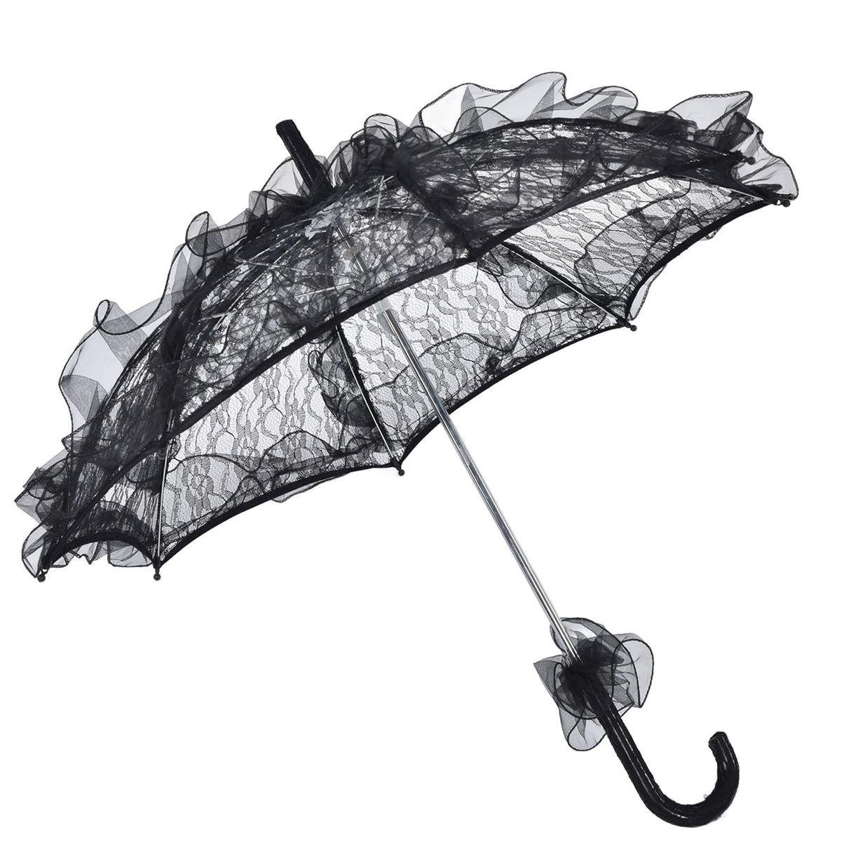 Elegant Lace Bride Umbrella Wedding Party Photography Decor Prop Lace Parasol Decoration