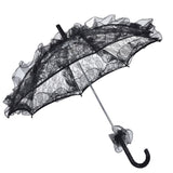Elegant Lace Bride Umbrella Wedding Party Photography Decor Prop Lace Parasol Decoration