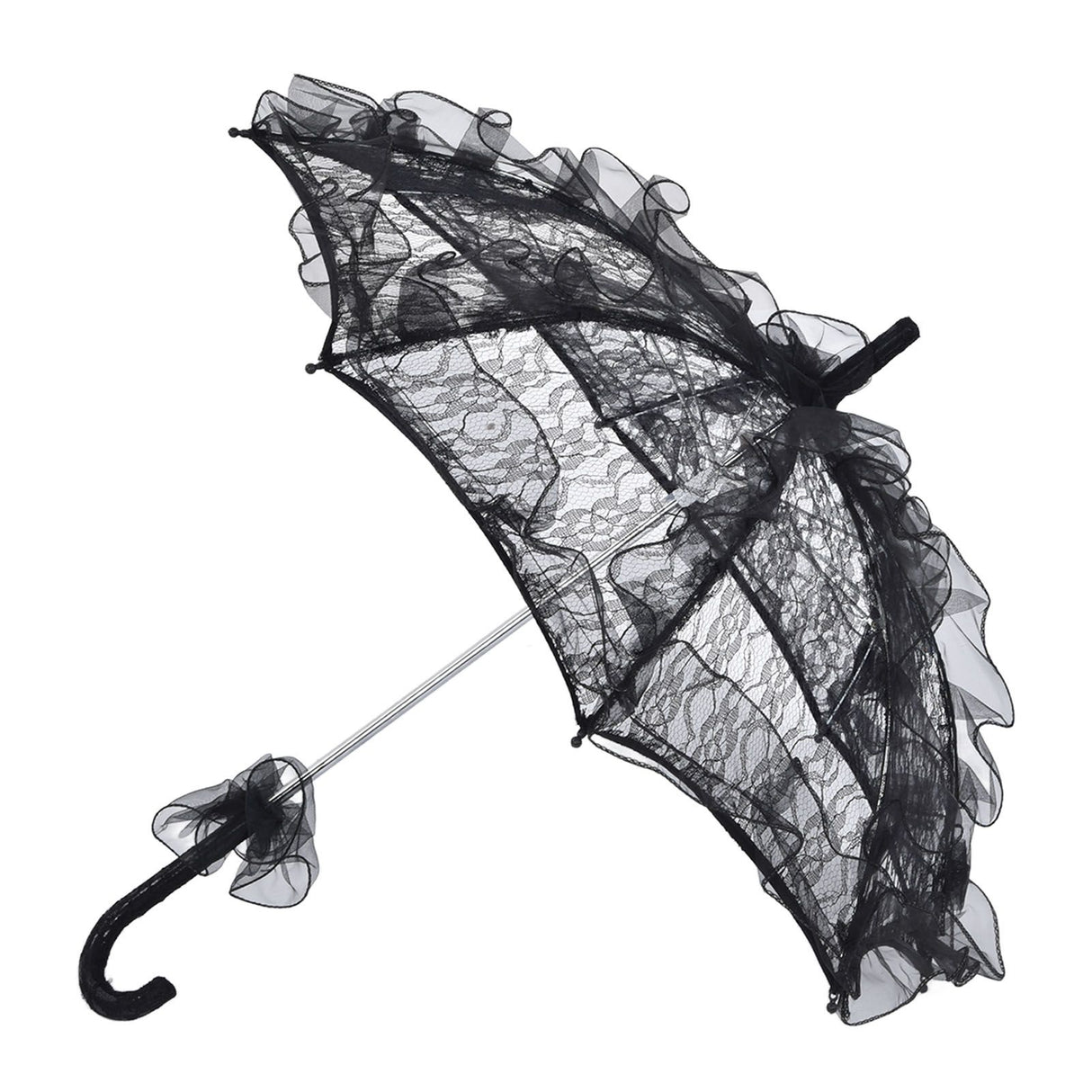 Elegant Lace Bride Umbrella Wedding Party Photography Decor Prop Lace Parasol Decoration