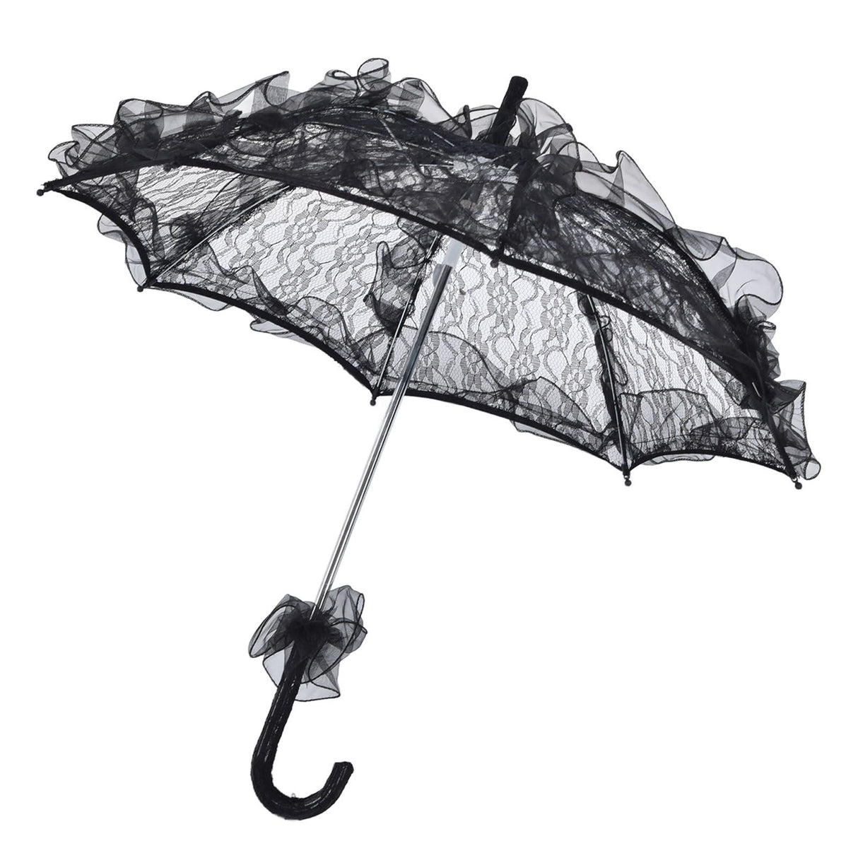 Elegant Lace Bride Umbrella Wedding Party Photography Decor Prop Lace Parasol Decoration