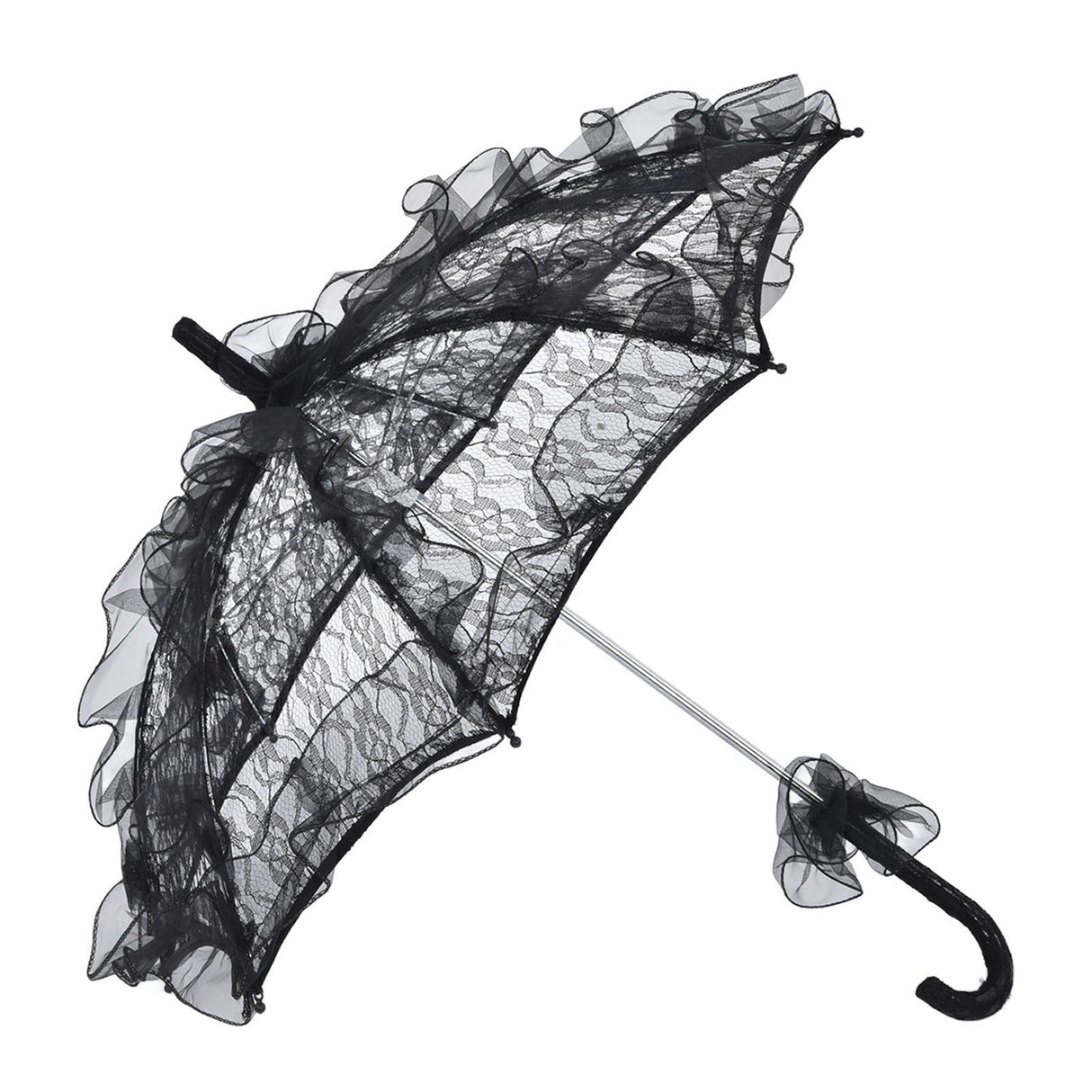 Elegant Lace Bride Umbrella Wedding Party Photography Decor Prop Lace Parasol Decoration