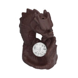 Smoke Waterfall Backflow Incense Burner Ceramic Incense Holder Dragon Aroma Burner Home Decoration Ornament - Side View