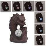 Smoke Waterfall Backflow Incense Burner Ceramic Incense Holder Dragon Aroma Burner Home Decoration Ornament - Low Angle