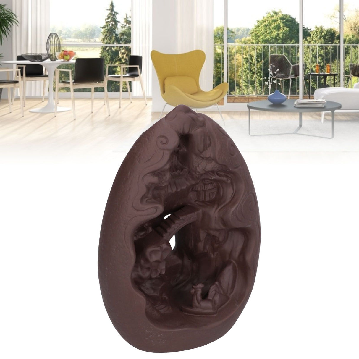 Backflow Incense Burner Innovative Aromatherapy Incense Holder Ornament Home Office Decoration