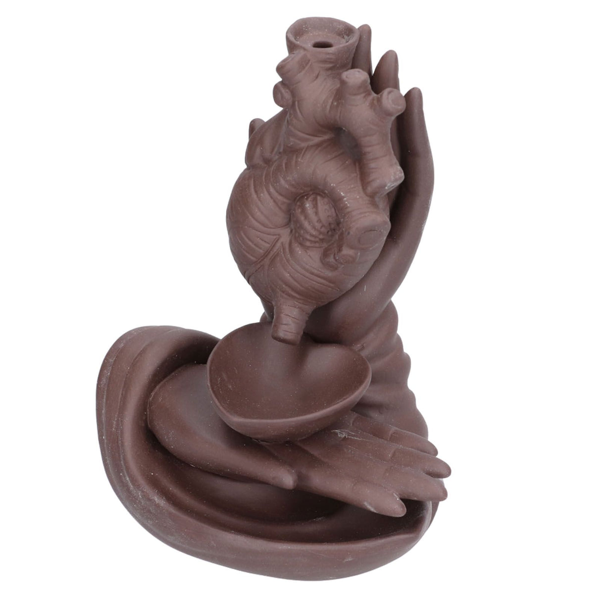 Ceramic Incense Burner Waterfall Backflow Incense Holder Ornament for Home Bedroom Office Sauna SPA