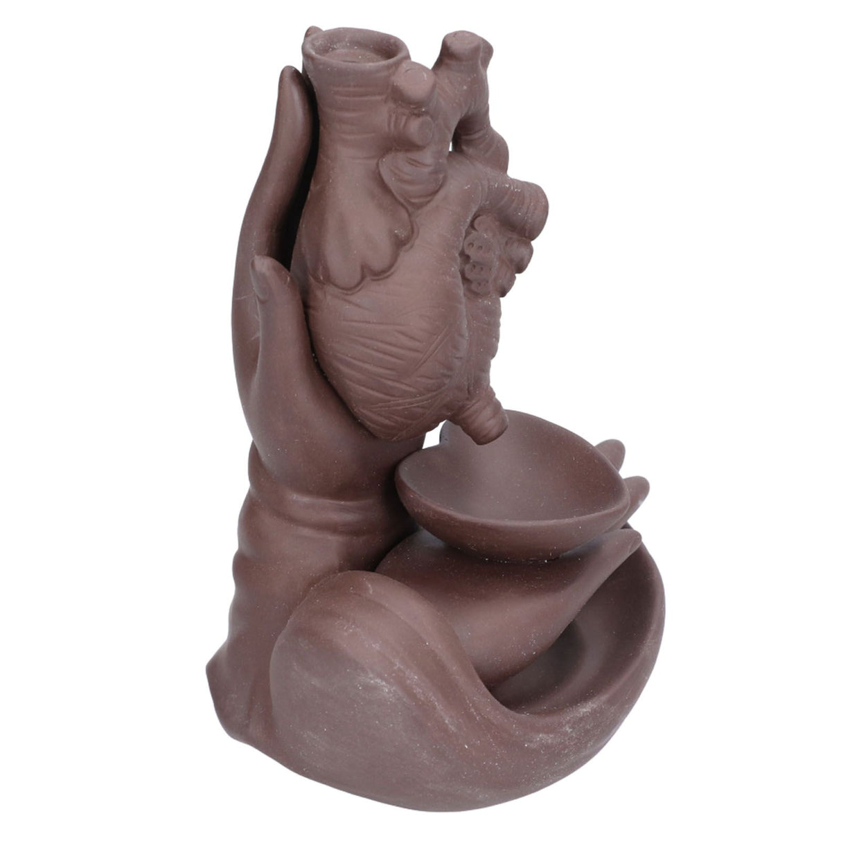 Ceramic Incense Burner Waterfall Backflow Incense Holder Ornament for Home Bedroom Office Sauna SPA