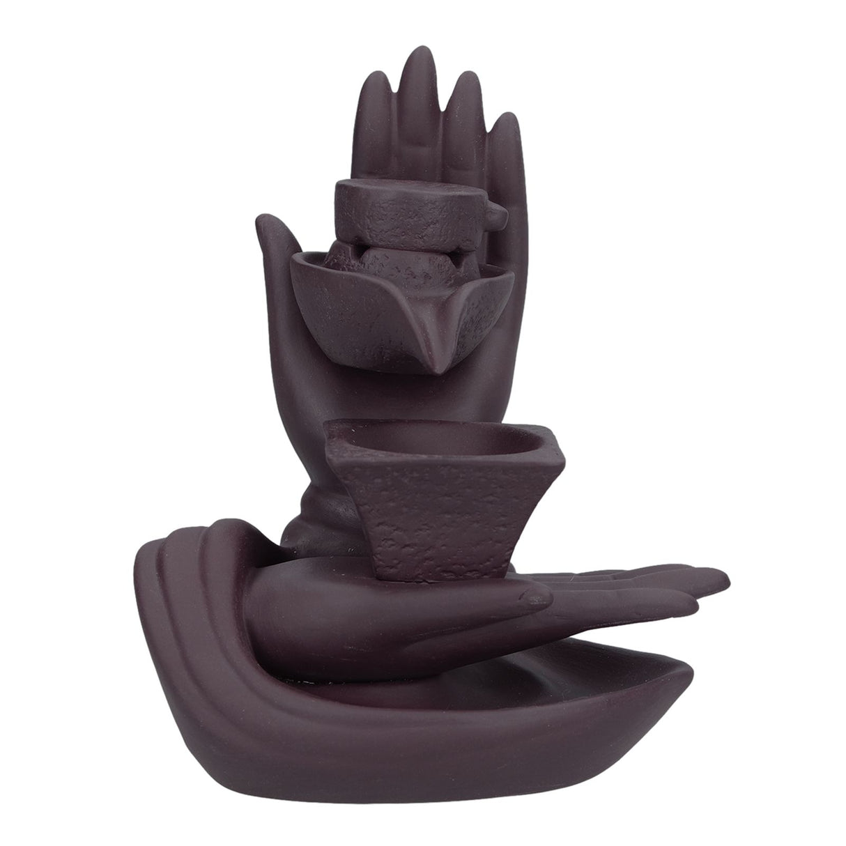 Backflow Incense Burner Smoke Waterfall Ceramic Incense Holder Aroma Burner Home Ornament for Bedroom Decoration
