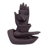 Backflow Incense Burner Smoke Waterfall Ceramic Incense Holder Aroma Burner Home Ornament for Bedroom Decoration