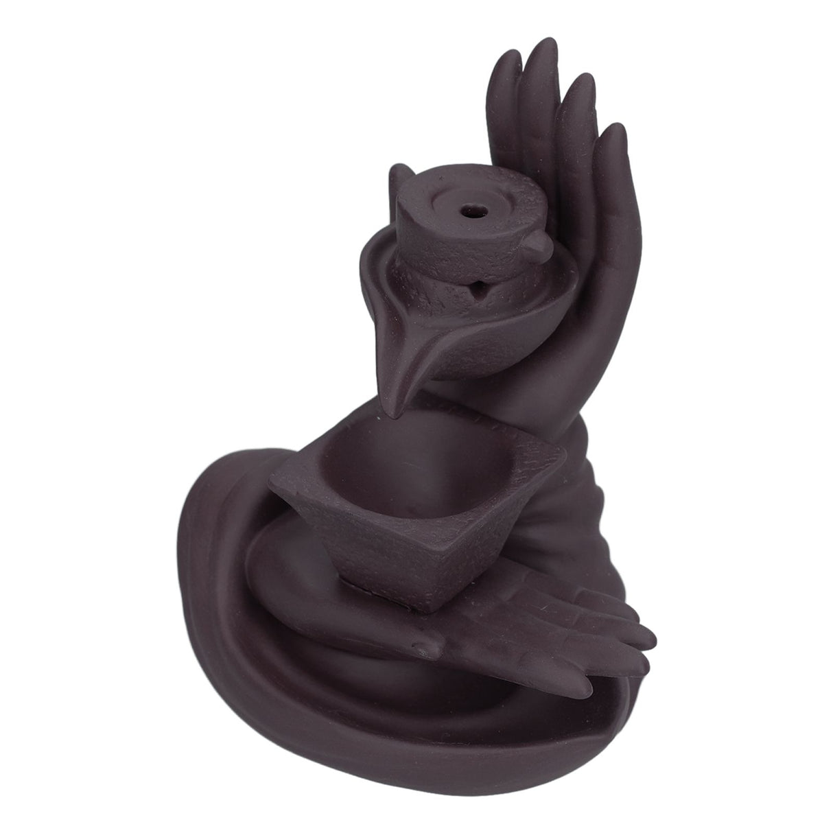 Backflow Incense Burner Smoke Waterfall Ceramic Incense Holder Aroma Burner Home Ornament for Bedroom Decoration