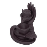 Backflow Incense Burner Smoke Waterfall Ceramic Incense Holder Aroma Burner Home Ornament for Bedroom Decoration