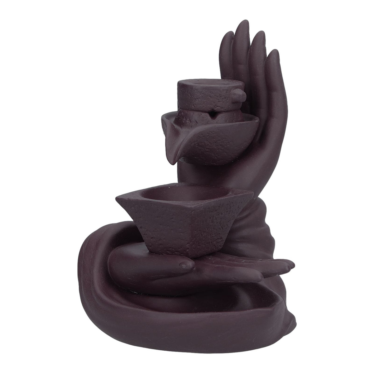 Backflow Incense Burner Smoke Waterfall Ceramic Incense Holder Aroma Burner Home Ornament for Bedroom Decoration