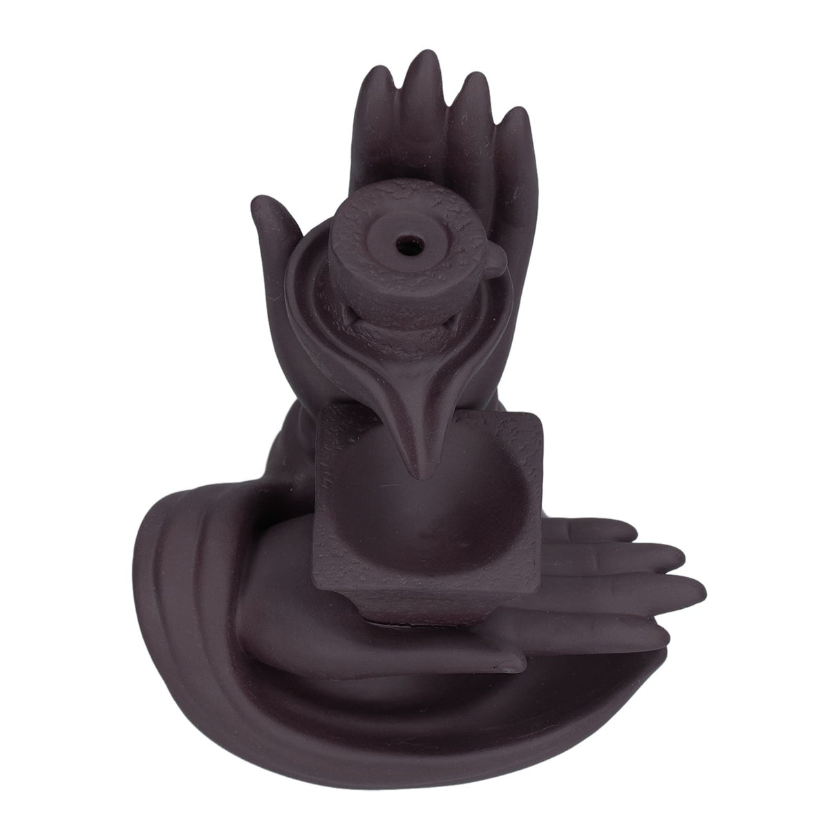 Backflow Incense Burner Smoke Waterfall Ceramic Incense Holder Aroma Burner Home Ornament for Bedroom Decoration