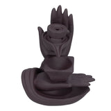 Backflow Incense Burner Smoke Waterfall Ceramic Incense Holder Aroma Burner Home Ornament for Bedroom Decoration