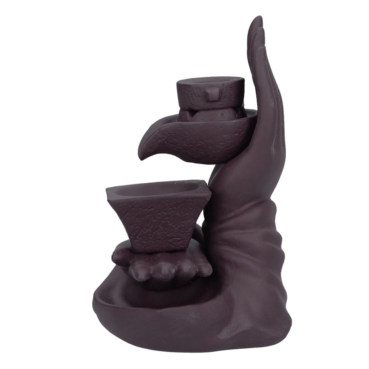 Backflow Incense Burner Smoke Waterfall Ceramic Incense Holder Aroma Burner Home Ornament for Bedroom Decoration