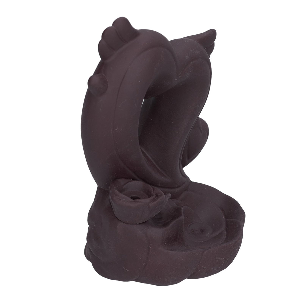 Backflow Incense Burner Smoke Waterfall Aroma Burner Ceramic Incense Holder Ornament for Home Office Decoration