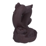 Backflow Incense Burner Smoke Waterfall Aroma Burner Ceramic Incense Holder Ornament for Home Office Decoration