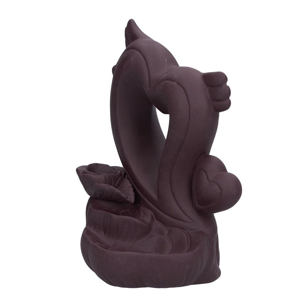 Backflow Incense Burner Smoke Waterfall Aroma Burner Ceramic Incense Holder Ornament for Home Office Decoration