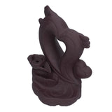 Backflow Incense Burner Smoke Waterfall Aroma Burner Ceramic Incense Holder Ornament for Home Office Decoration