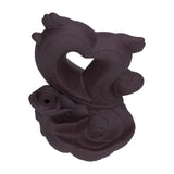 Backflow Incense Burner Smoke Waterfall Aroma Burner Ceramic Incense Holder Ornament for Home Office Decoration