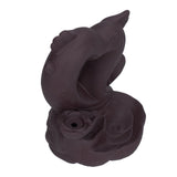 Backflow Incense Burner Smoke Waterfall Aroma Burner Ceramic Incense Holder Ornament for Home Office Decoration