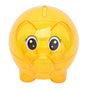 Transparent Plastic Money Saving Box Break Resistance Pig Shaped Piggy Bank for ChildrenL