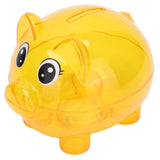 Transparent Plastic Money Saving Box Break Resistance Pig Shaped Piggy Bank for ChildrenL - Extra Image