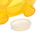 Transparent Plastic Money Saving Box Break Resistance Pig Shaped Piggy Bank for ChildrenL