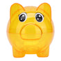 Transparent Plastic Money Saving Box Break Resistance Pig Shaped Piggy Bank for ChildrenS