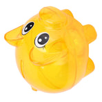 Transparent Plastic Money Saving Box Break Resistance Pig Shaped Piggy Bank for ChildrenS