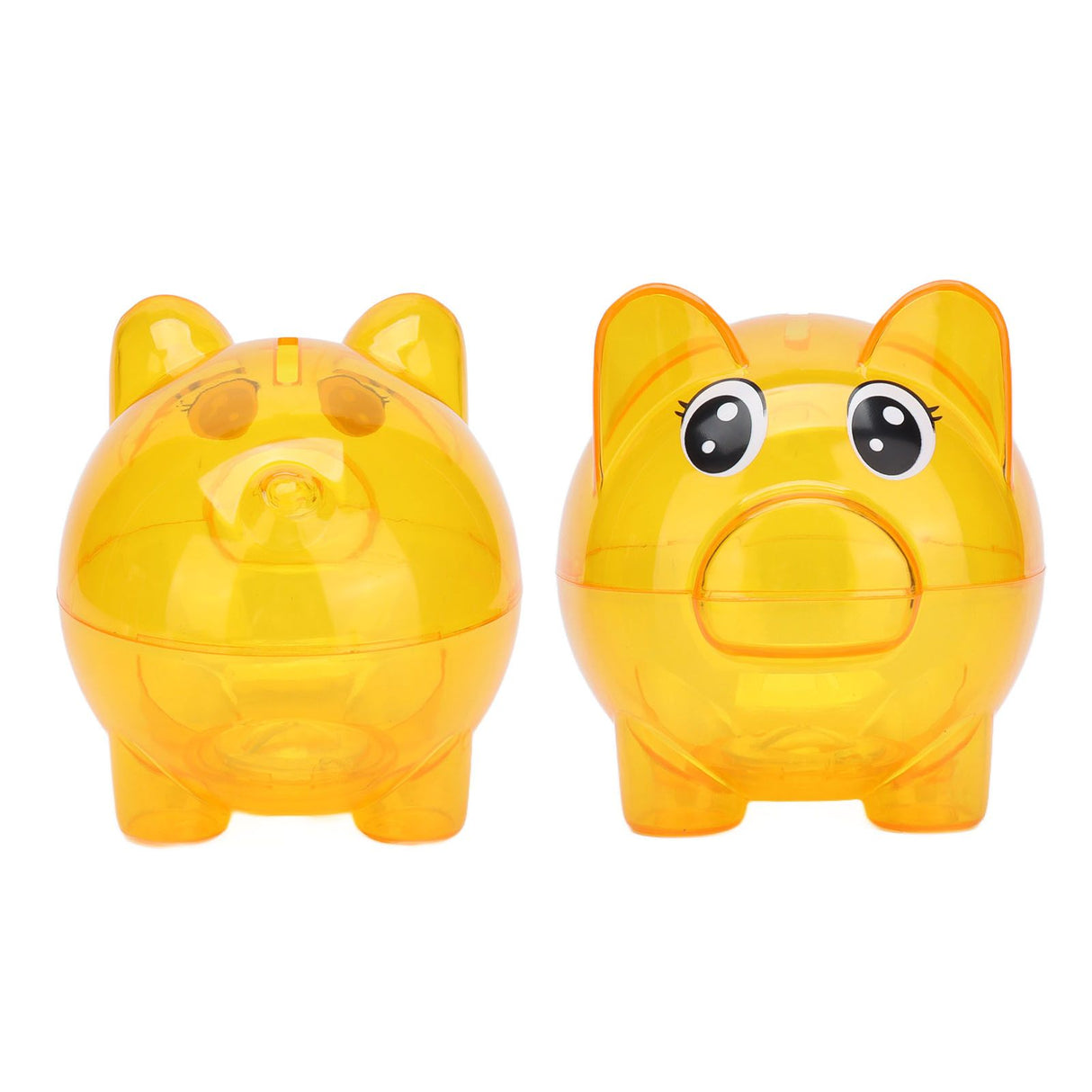 Transparent Plastic Money Saving Box Break Resistance Pig Shaped Piggy Bank for ChildrenS