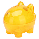 Transparent Plastic Money Saving Box Break Resistance Pig Shaped Piggy Bank for ChildrenS