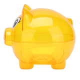 Transparent Plastic Money Saving Box Break Resistance Pig Shaped Piggy Bank for ChildrenS - Low Angle