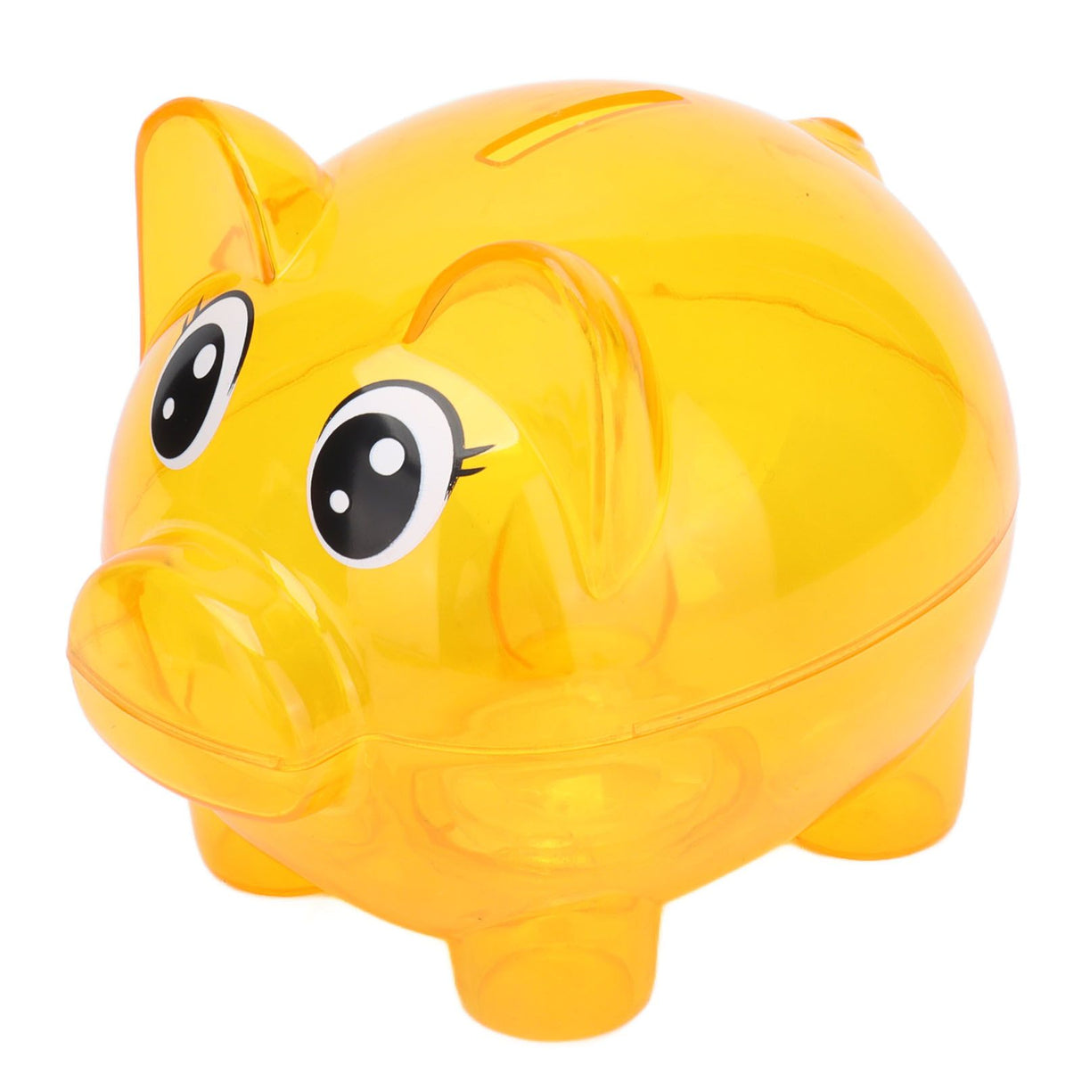 Transparent Plastic Money Saving Box Break Resistance Pig Shaped Piggy Bank for ChildrenS
