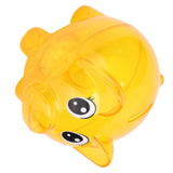 Transparent Plastic Money Saving Box Break Resistance Pig Shaped Piggy Bank for ChildrenS