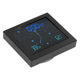 5in Wall Shower Clock Digital Timer Alarm Temperature Humidity Display Waterproof for Home BathroomBlack - Extra Image