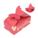 50pcs Favor Boxes Safe Durable Exquisite Lovely Gold Red Compact Portable Wedding Bags for Parties Birthdays - Extra Image
