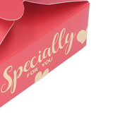 50pcs Favor Boxes Safe Durable Exquisite Lovely Gold Red Compact Portable Wedding Bags for Parties Birthdays