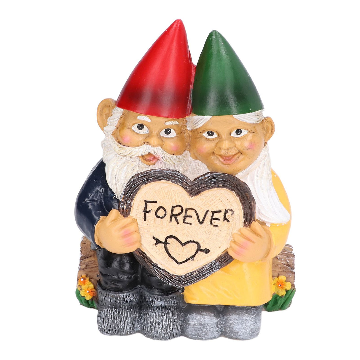 Garden Gnome Couple Statues Figurine Household Resin Art Home Desktop Dwarf Sculpture for Home Decor Ornaments