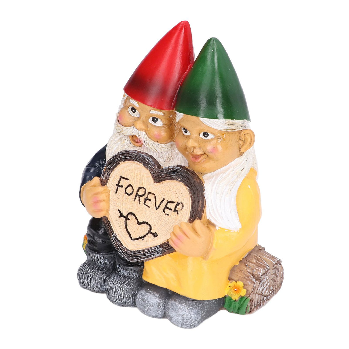Garden Gnome Couple Statues Figurine Household Resin Art Home Desktop Dwarf Sculpture for Home Decor Ornaments