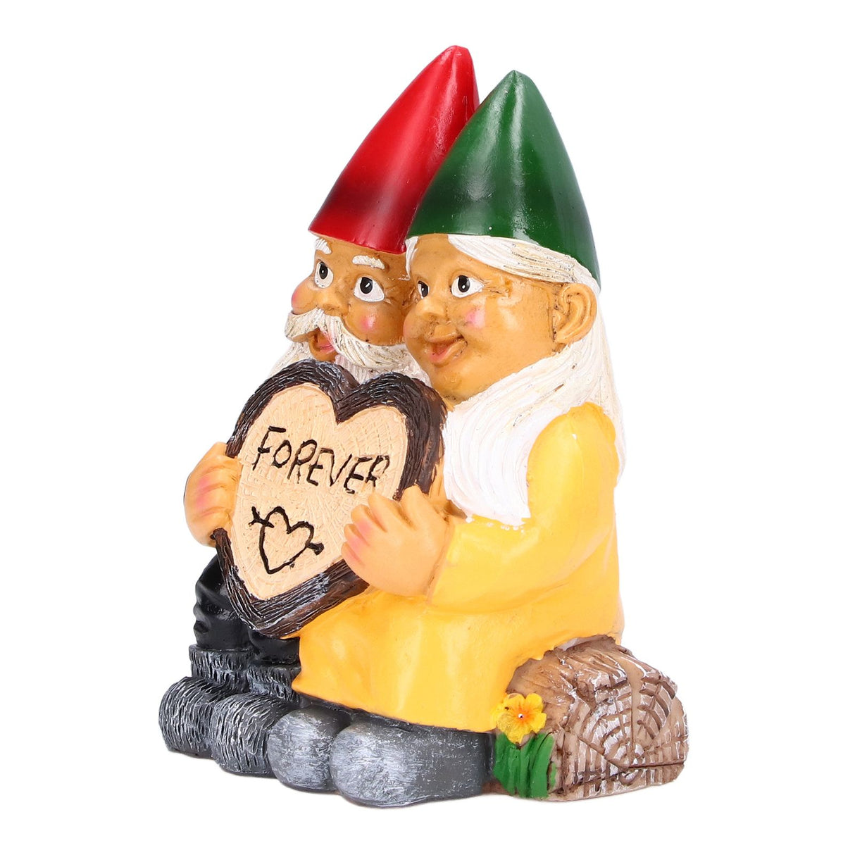 Garden Gnome Couple Statues Figurine Household Resin Art Home Desktop Dwarf Sculpture for Home Decor Ornaments