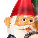 Garden Gnome Couple Statues Figurine Household Resin Art Home Desktop Dwarf Sculpture for Home Decor Ornaments
