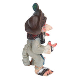 Mushroom Demon Statue Resin Garden Sculpture Desktop Lawn Courtyard Ornament for Home Decoration - Rear View